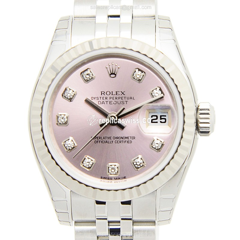 Rolex 179174GPK LADY DATEJUST Automatic 18kt White Gold & Steel