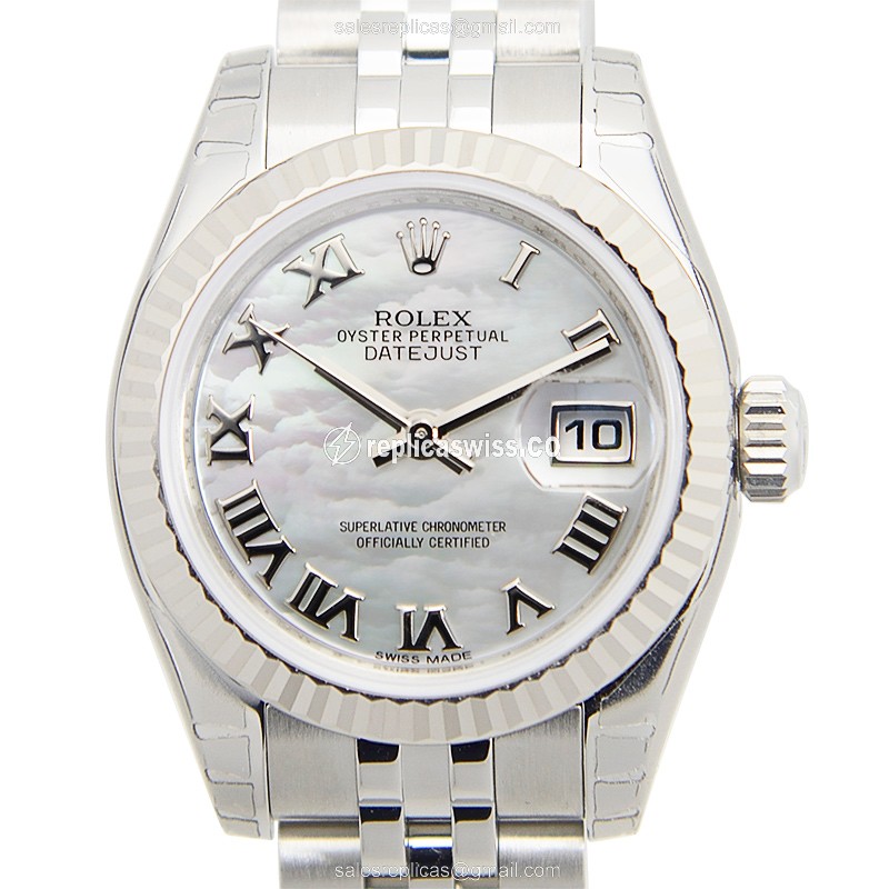 Rolex 179174NR_J LADY DATEJUST Automatic 18kt White Gold & Steel