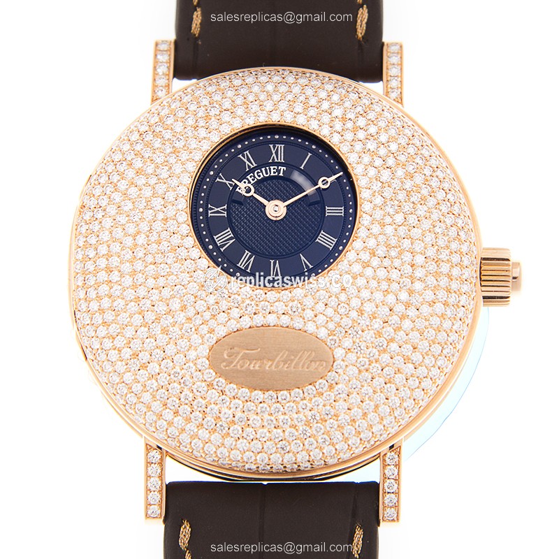 Breguet 1808BR/92/9W6/DD00 CLASSIQUE GRANDES COMPLICATIONS Manual Wind 18kt Rose Gold & Diamonds