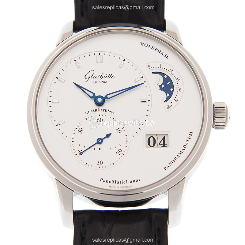 Glashutte 1-90-02-42-32-50 PRIMA LUNA Automatic Stainless Steel