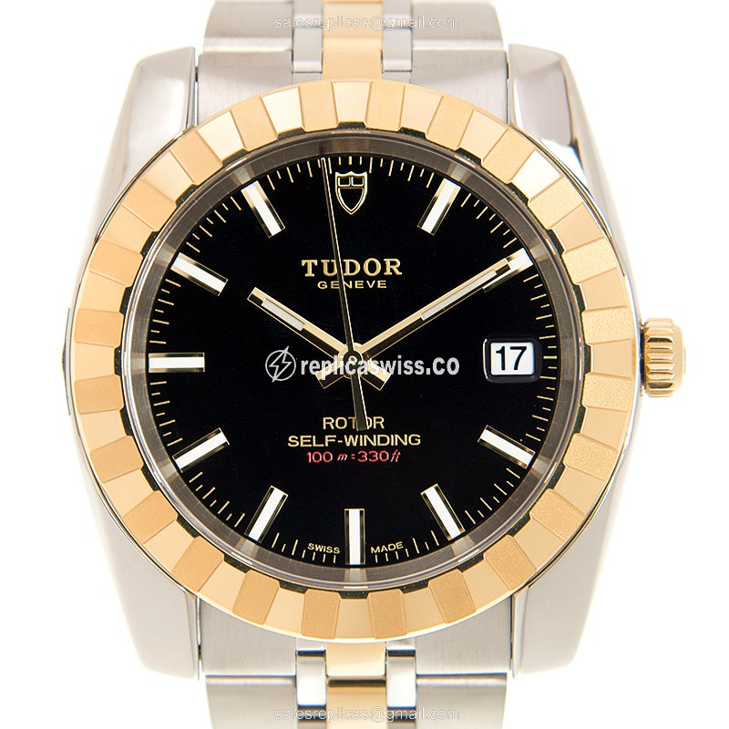 Tudor 21013-62583-BK CLASSIC Automatic 18kt Gold & Steel