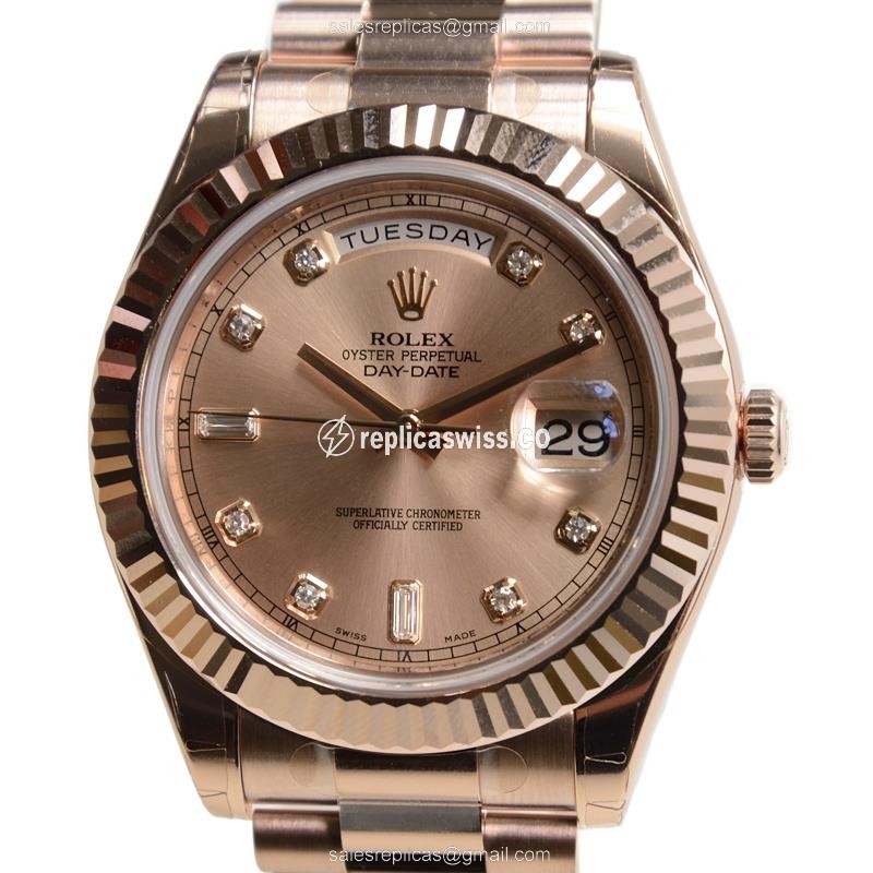 Rolex 218235A DAY-DATE Automatic 18kt Rose Gold