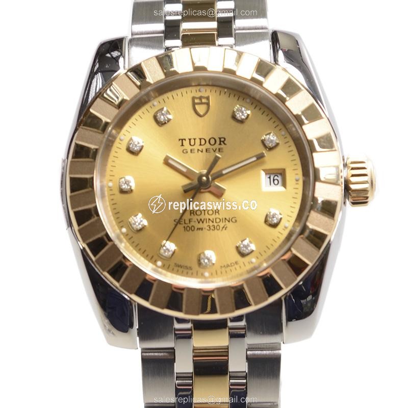 Tudor 22013-62543-10DI-CH CLASSIC Automatic 18kt Gold & Steel