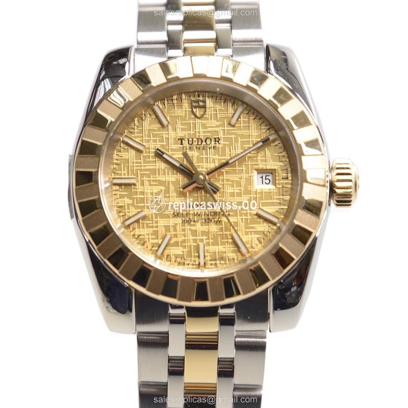 Tudor 22013-62543-CHCL CLASSIQUE Automatic 18kt Gold & Steel