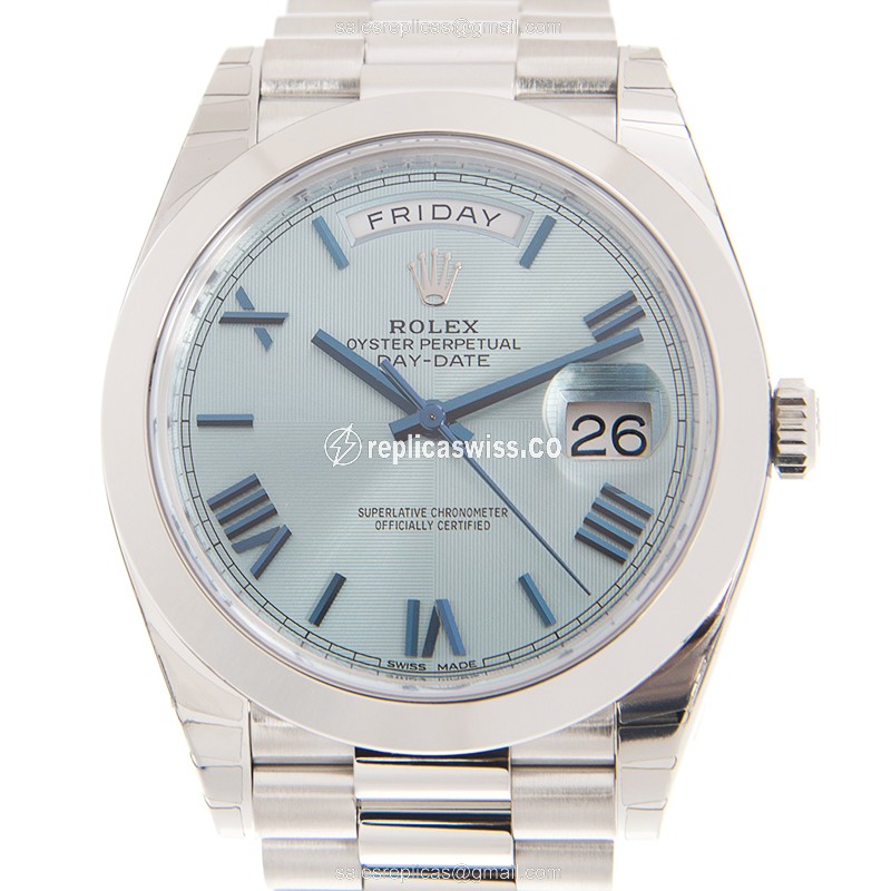 Rolex 228206ICEBLRN DAY-DATE Automatic 950 Platinum