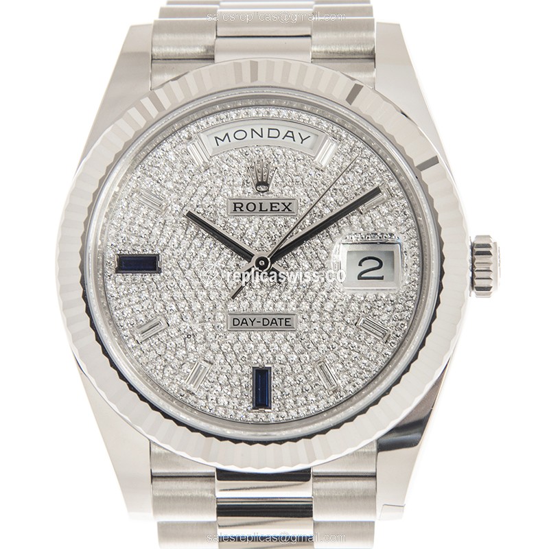 Rolex 228239-0049 DAY-DATE Automatic 18kt White Gold