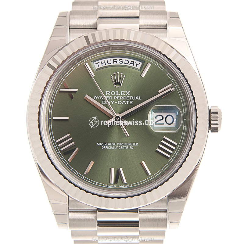 Rolex 228239-0033 DAY-DATE Automatic 18kt White Gold