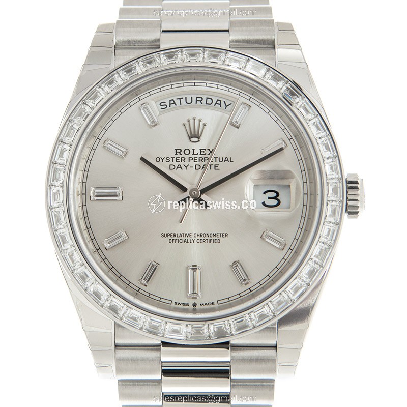 Rolex 228396TBR-0011 DAY-DATE Automatic 950 Platinum & Diamonds