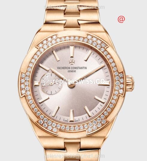 Vacheron Constantin 2305V/000R-B077 OVERSEAS Automatic 18kt Rose Gold & Diamonds