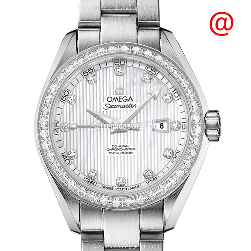 Omega 231.15.34.20.55.001 SEAMASTER Automatic Stainless Steel & Diamonds