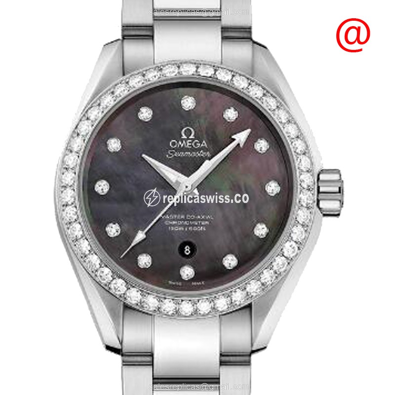 Omega 231.15.34.20.57.001 SEAMASTER Automatic Stainless Steel & Diamonds
