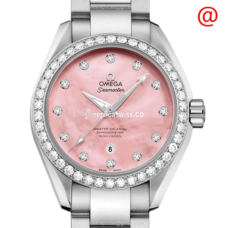 Omega 231.15.34.20.57.003 SEAMASTER Automatic Stainless Steel & Diamonds