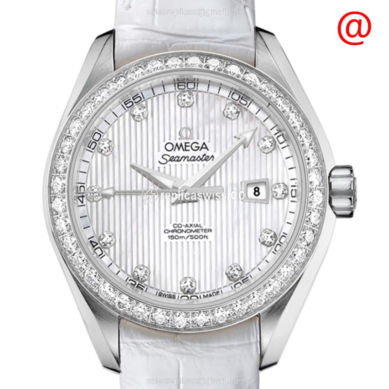 Omega 231.18.34.20.55.001 SEAMASTER Automatic Stainless Steel & Diamonds