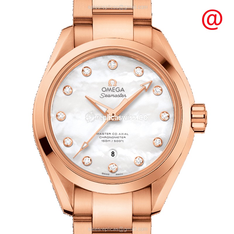 Omega 231.50.34.20.55.001 SEAMASTER Automatic 18kt Rose Gold