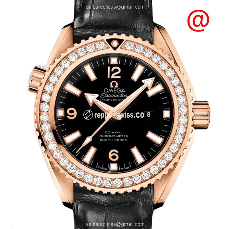 Omega 232.58.38.20.01.001 SEAMASTER Automatic 18kt Rose Gold & Diamonds