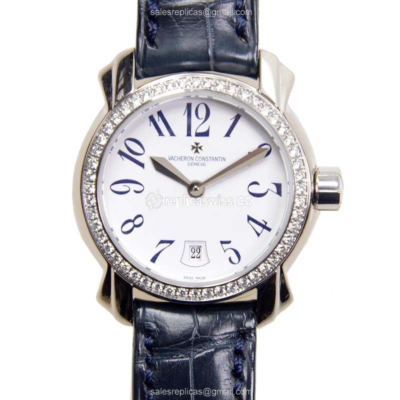 Vacheron Constantin 25715/000G-8898 CONSTANTIN Manual Wind 18kt White Gold & Diamond