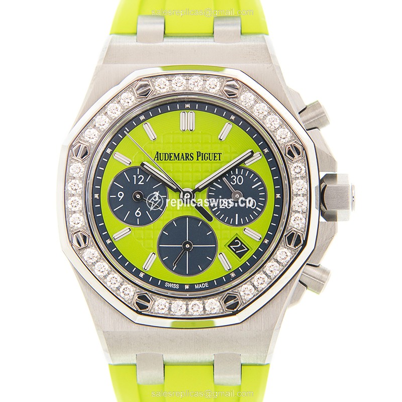 Audemars Piguet 26231ST.ZZ.D038CA.01 ROYAL OAK OFFSHORE Automatic Stainless Steel & Diamonds