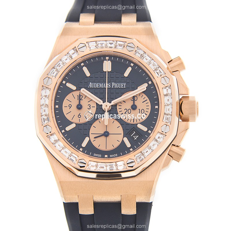 Audemars Piguet 26236OR.ZZ.D027CA.01 ROYAL OAK Automatic 18kt Rose Gold & Diamonds