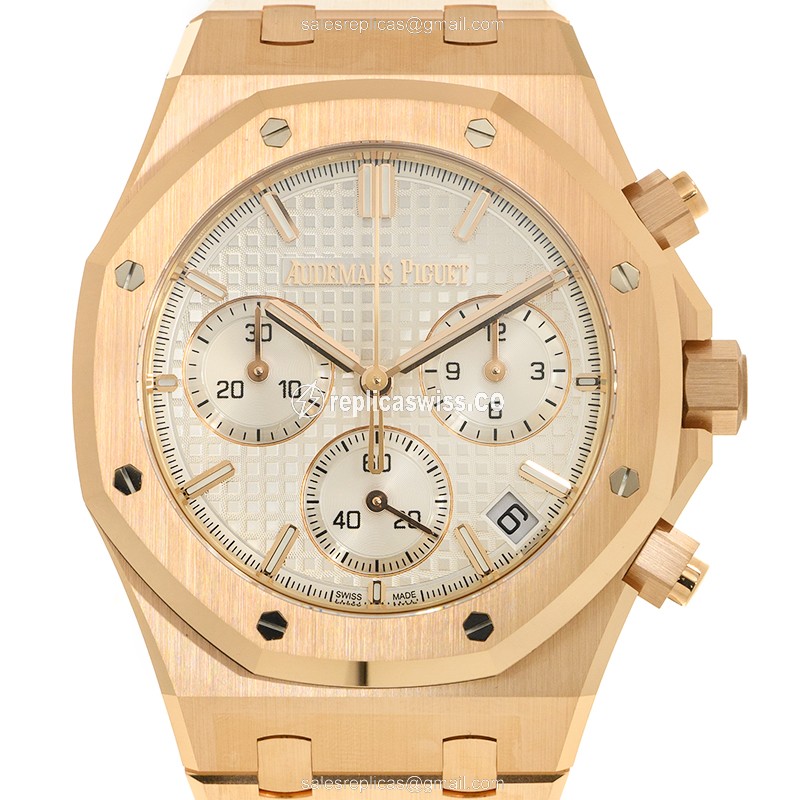 Audemars Piguet 26240OR.OO.1320ST.03 ROYAL OAK Automatic 18kt Rose Gold