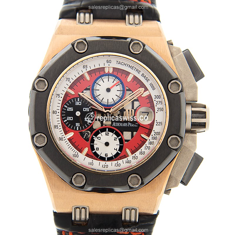 Audemars Piguet 26284RO.OO.D002CR.01 MILLENARY Automatic 18kt Rose Gold & Steel