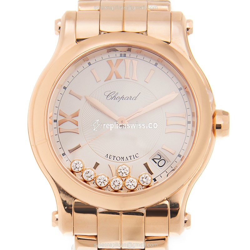 Chopard 274808-5002 HAPPY SPORT Automatic 18kt Rose Gold