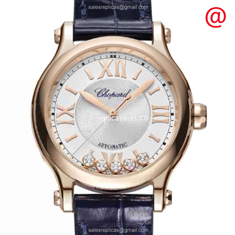 Chopard 275378-5001 HAPPY SPORT Automatic 18kt Rose Gold