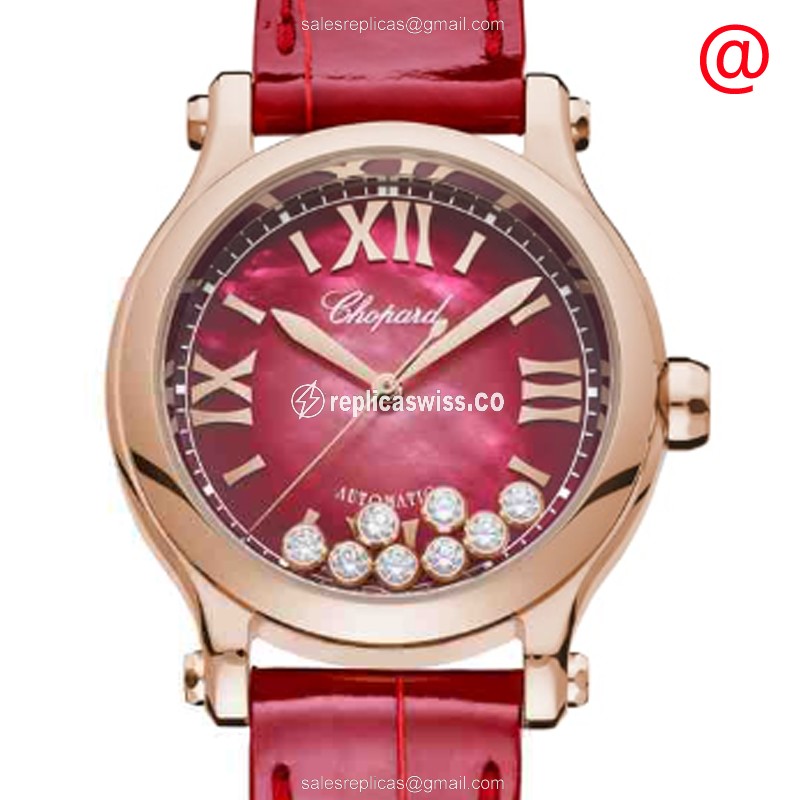 Chopard 275378-5005 HAPPY SPORT Automatic 18kt Rose Gold