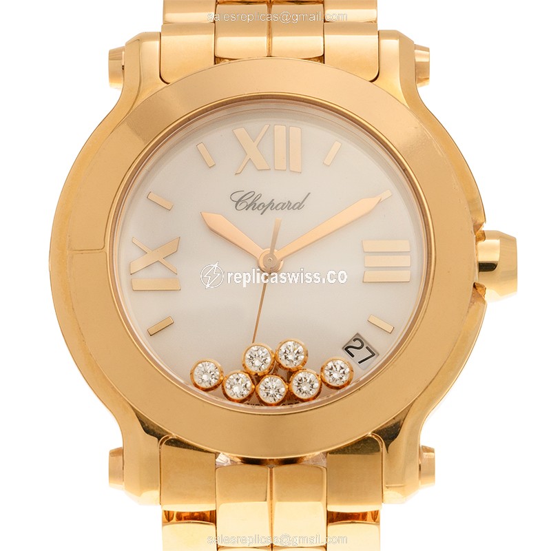 Chopard 277472-5001 HAPPY SPORT Quartz 18kt Rose Gold