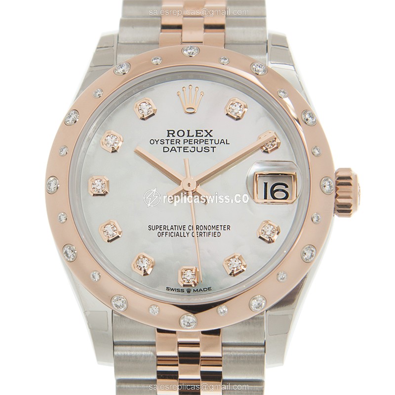 Rolex 278341RBR-0026 DATEJUST Automatic 18kt Rose Magic & Diamond