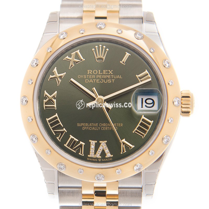 Rolex 278343RBR-0016 DATEJUST Automatic 18kt Gold & Diamond & Steel