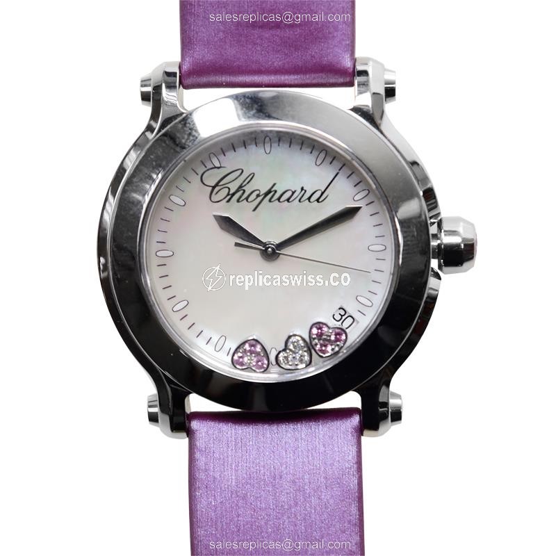 Chopard 278475 3044 HAPPY HEART Quartz Stainless Steel