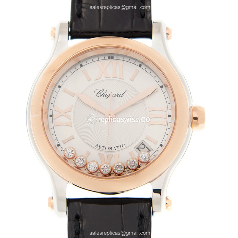 Chopard 278559-6001 HAPPY SPORT Automatic 18kt Rose Gold