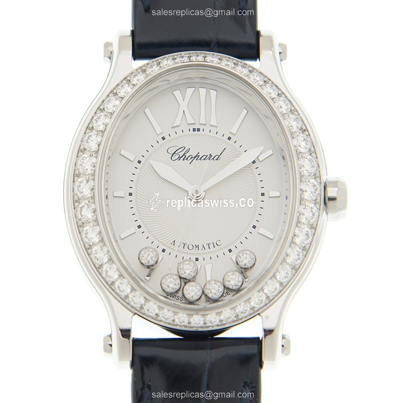 Chopard 278602-3003 HAPPY SPORT Automatic Stainless Steel & Diamonds