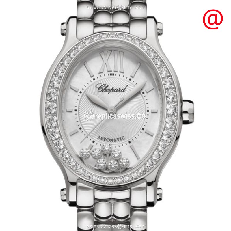 Chopard 278602-3004 HAPPY SPORT Automatic Stainless Steel & Diamonds