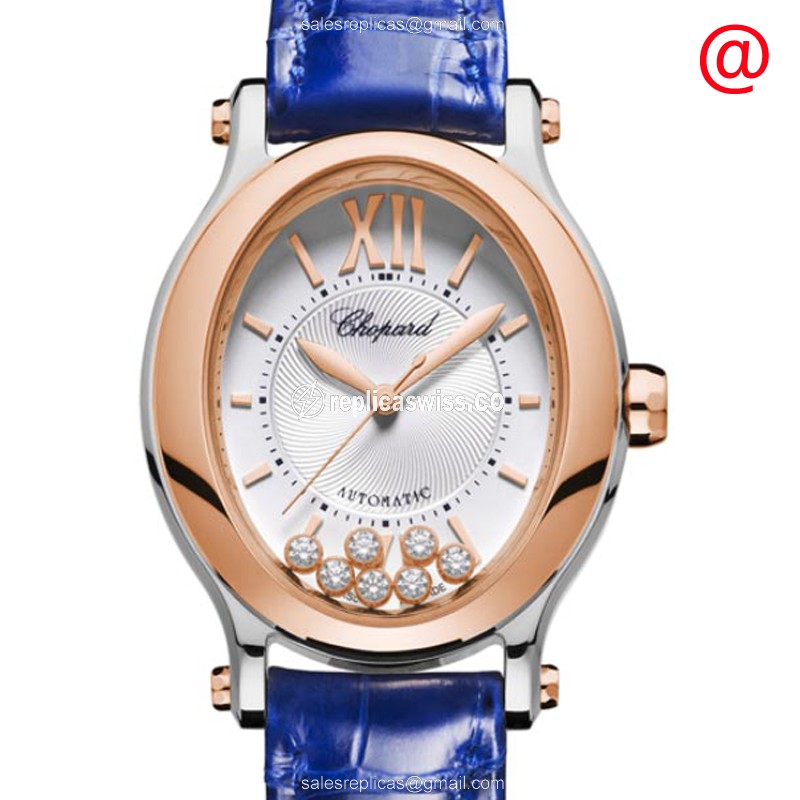 Chopard 278602-6001 HAPPY SPORT Automatic 18kt Rose Gold & Steel