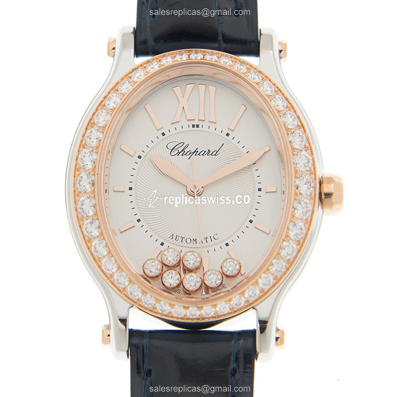 Chopard 278602-6003 HAPPY SPORT Automatic 18kt Rose Magic & Diamond