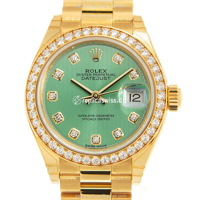 Rolex 279138RBR-0025 LADY DATEJUST Automatic 18kt Gold & Diamond