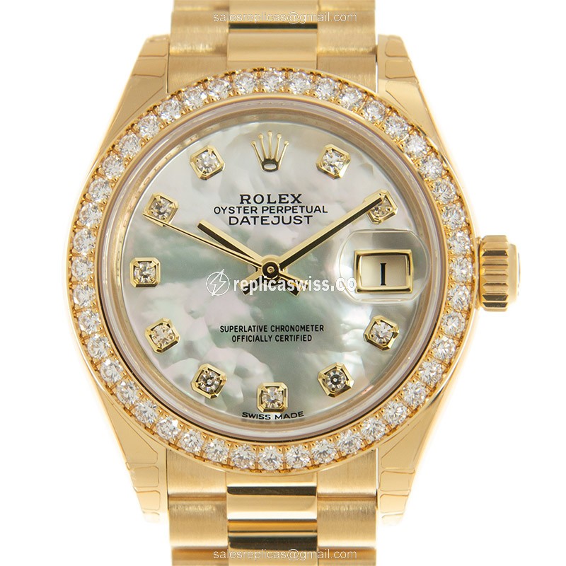 Rolex 279138RBR-0015 LADY DATEJUST Automatic 18kt Gold & Diamond