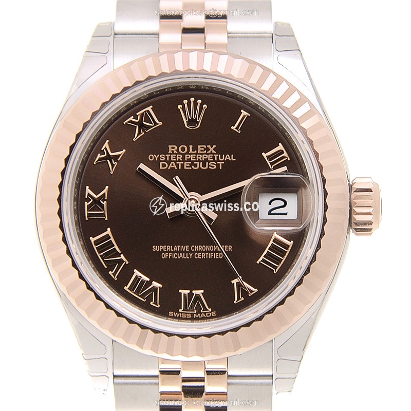 Rolex 279171-0009 LADY DATEJUST Automatic 18kt Rose Gold & Steel
