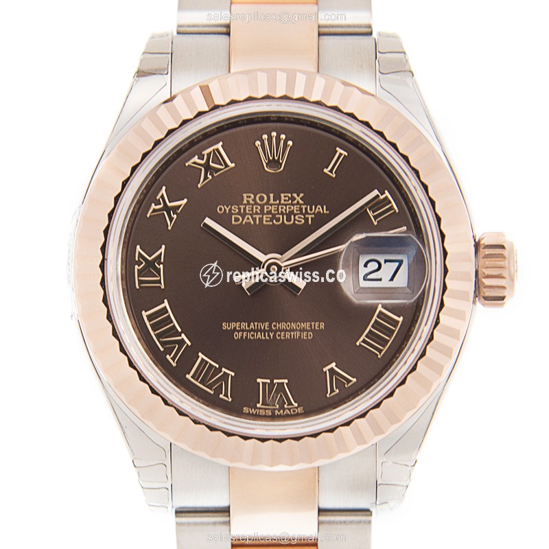 Rolex 279171-0010 LADY DATEJUST Automatic 18kt Rose Gold & Steel