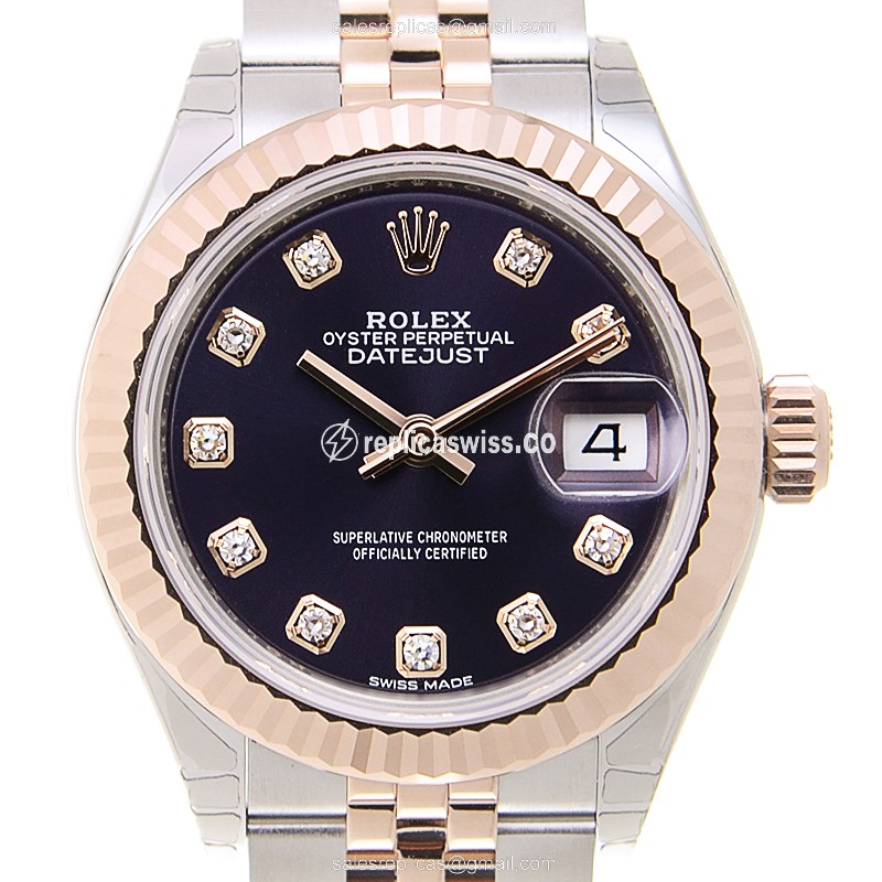 Rolex 279171GPUR_J LADY DATEJUST Automatic 18kt Rose Gold & Steel