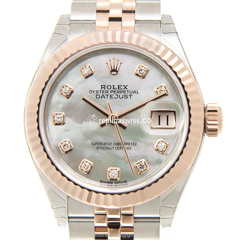 Rolex 279171-0013 LADY DATEJUST Automatic 18kt Rose Gold & Steel