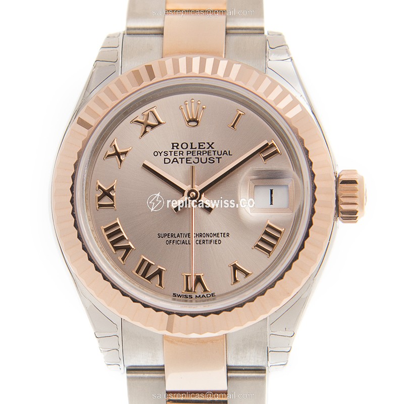 Rolex 279171-0006 LADY DATEJUST Automatic 18kt Rose Gold & Steel