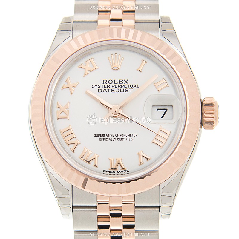 Rolex 279171WTRN_J LADY DATEJUST Automatic 18kt Rose Gold & Steel