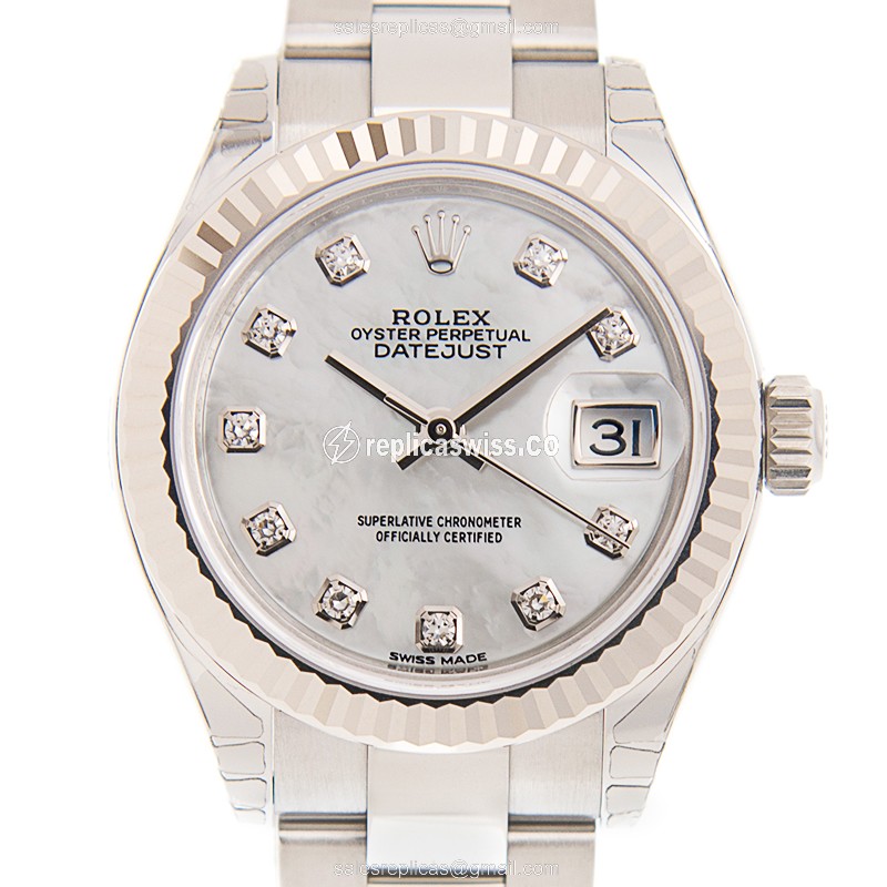Rolex 279174-0010 LADY DATEJUST Automatic 18kt White Gold & Steel