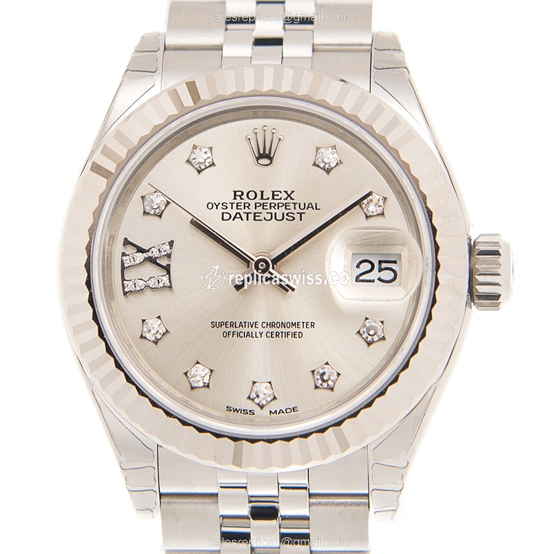 Rolex 279174-0021 LADY DATEJUST Automatic 18kt White Gold & Steel
