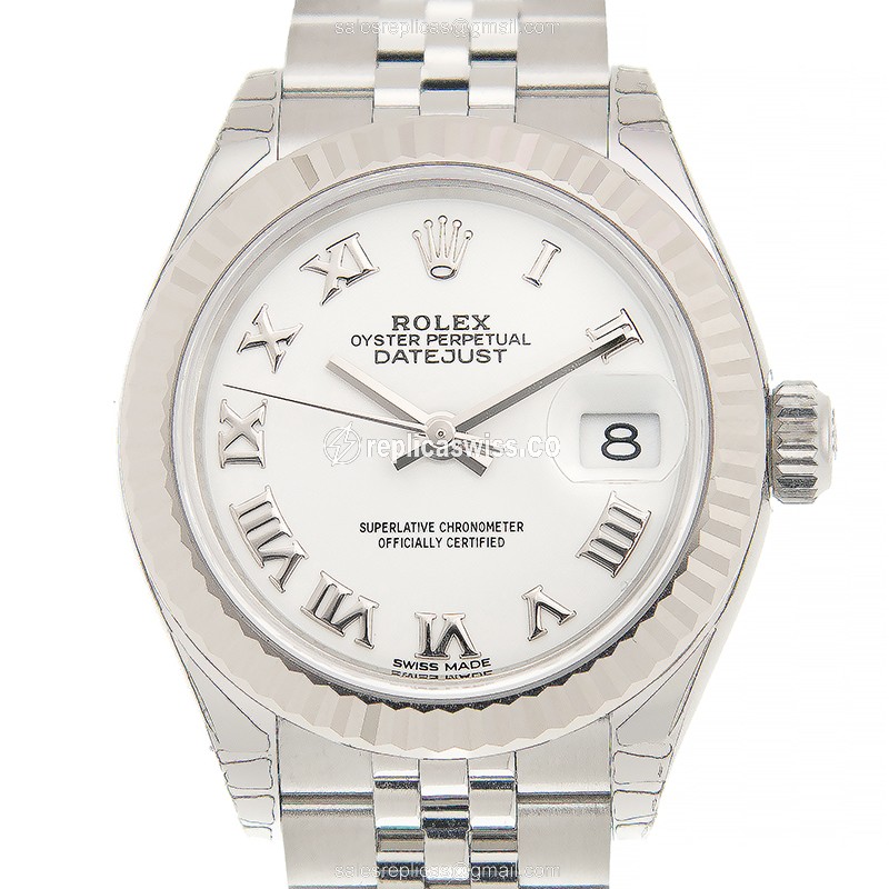 Rolex 279174-0019 LADY DATEJUST Automatic 18kt White Gold & Steel