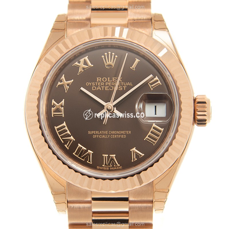 Rolex 279175-0014 LADY DATEJUST Automatic 18kt Rose Gold