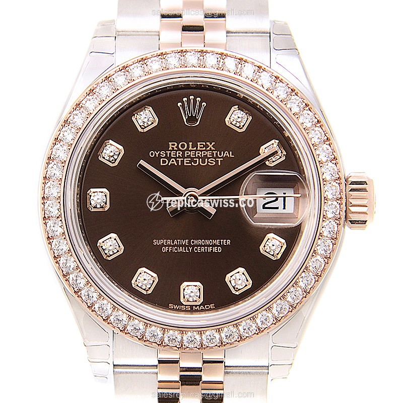 Rolex 279381RBR-0011 LADY DATEJUST Automatic 18kt Rose Magic & Diamond