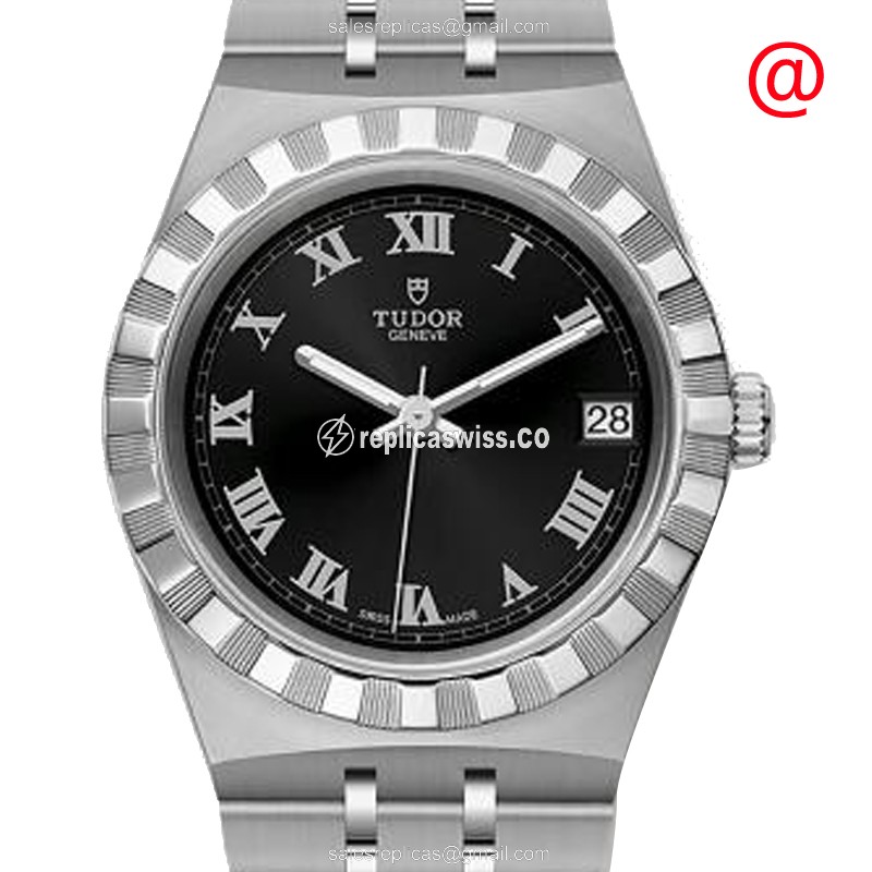 Tudor 28400-91060-BLACK TUDOR ROYAL Automatic Stainless Steel